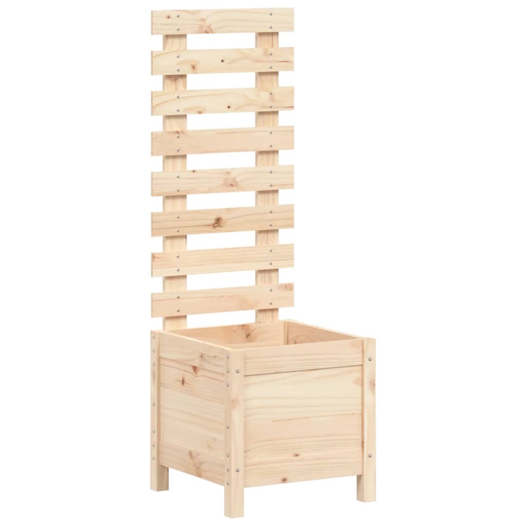 Planteur vidaxl avec rack 39x39.5x114 cm