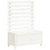 Planteur vidaxl avec rack 79x39.5x114 cm en pin massif blanc