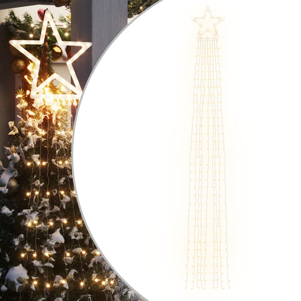 Vidaxl Christmas Tree Lighting 320 WHITE-LEDS BLAIS 375 cm