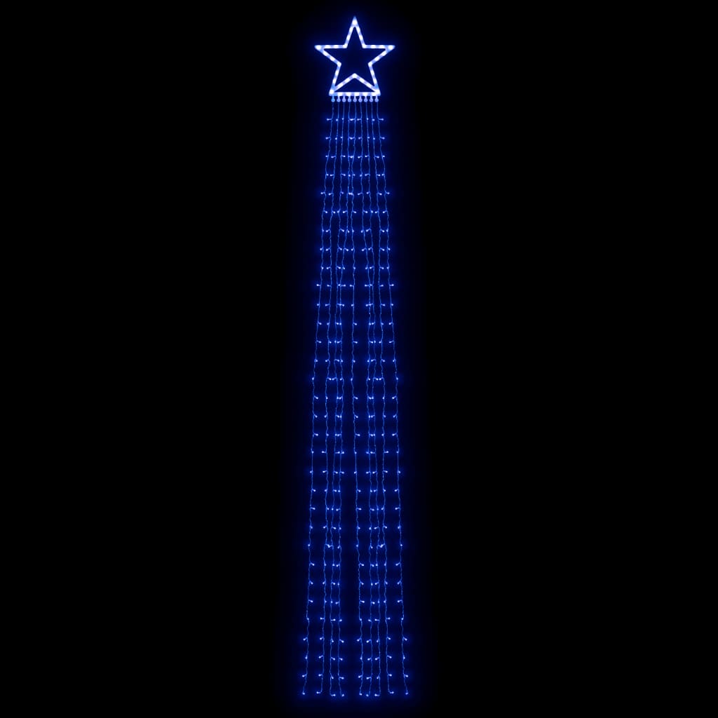 Vidaxl Christmas Tree Lighting 320 Blue LEDS 375 cm
