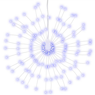 Vidaxl Christmas Lighting Fireworks 140 Blue LEDS 17 cm