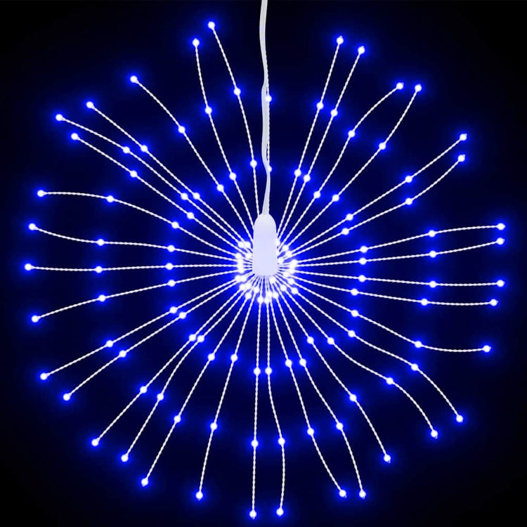 Vidaxl Christmas Lighting Fireworks 140 Blue LEDS 17 cm