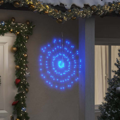 Vidaxl Christmas Lighting Fireworks 140 Blue LEDS 17 cm