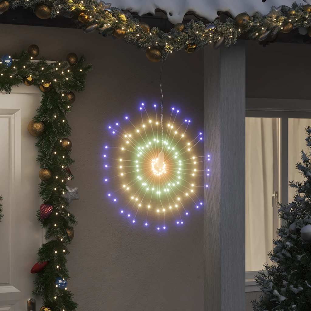 Vidaxl Christmas Lighting Fireworks 4 St 140 LED multicolores 17 cm