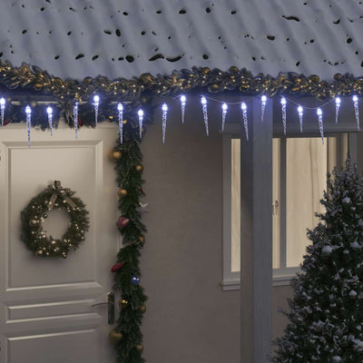Vidaxl Christmas Lighting Icules 200 Cold White LEDS 20 M acrylique PVC
