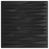 Vidaxl 12 st panneaux muraux pierres 3 m² 50x50 cm xps noirs