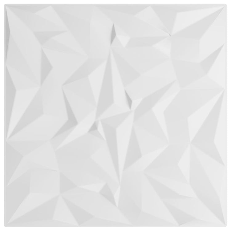 Vidaxl 24 stage de paroi Amethyst 6 m² 50x50 cm xps blanc
