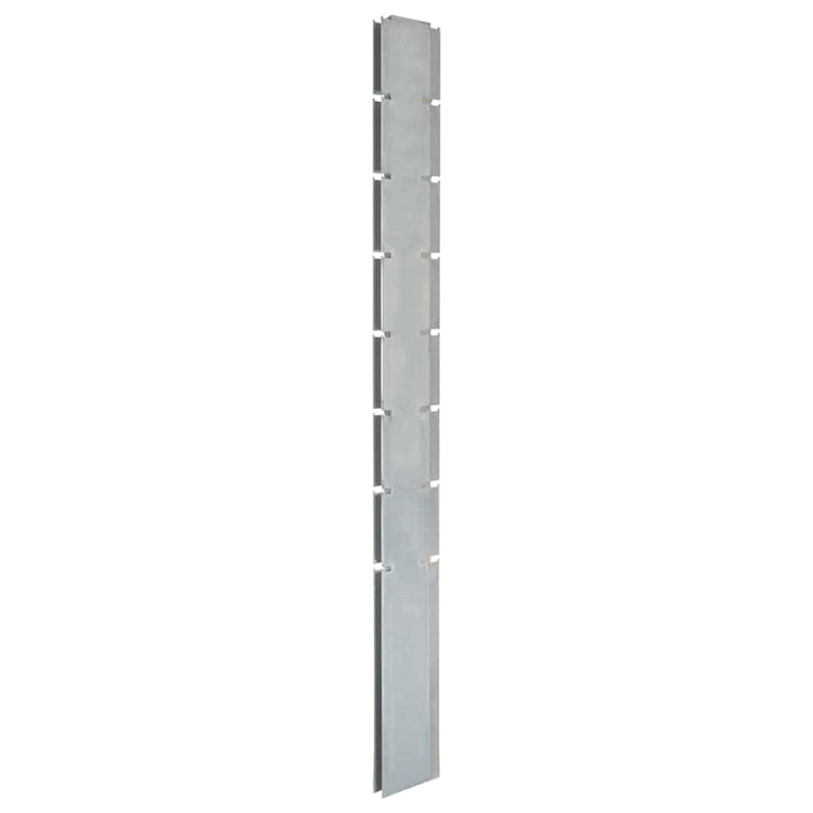 Vidaxl Fence Posts 10 st 200 cm en acier galvanisé en acier couleurs