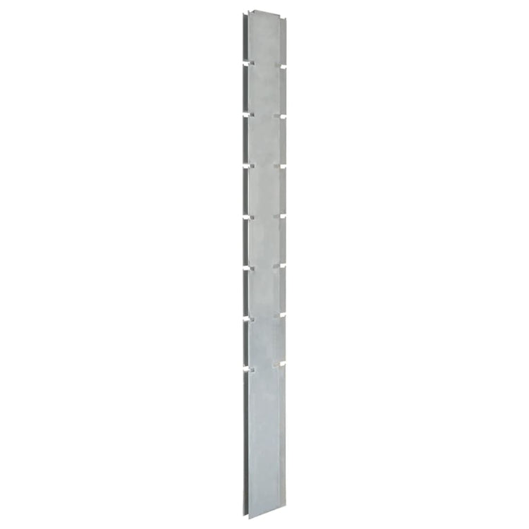 Vidaxl Fence Posts 20 st 200 cm en acier galvanisé en acier couleurs