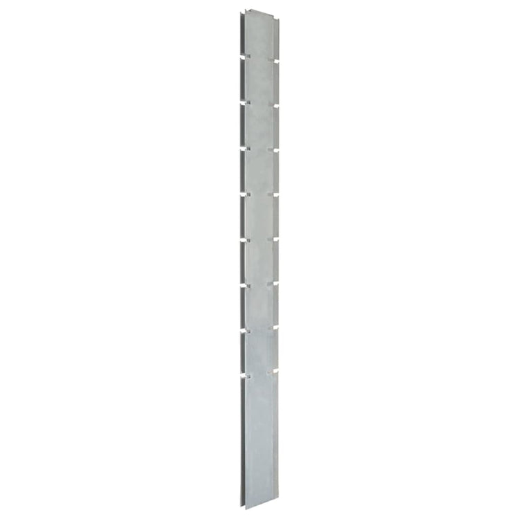 Vidaxl Fence Posts 20 ST 220 cm en acier galvanisé en acier couleurs