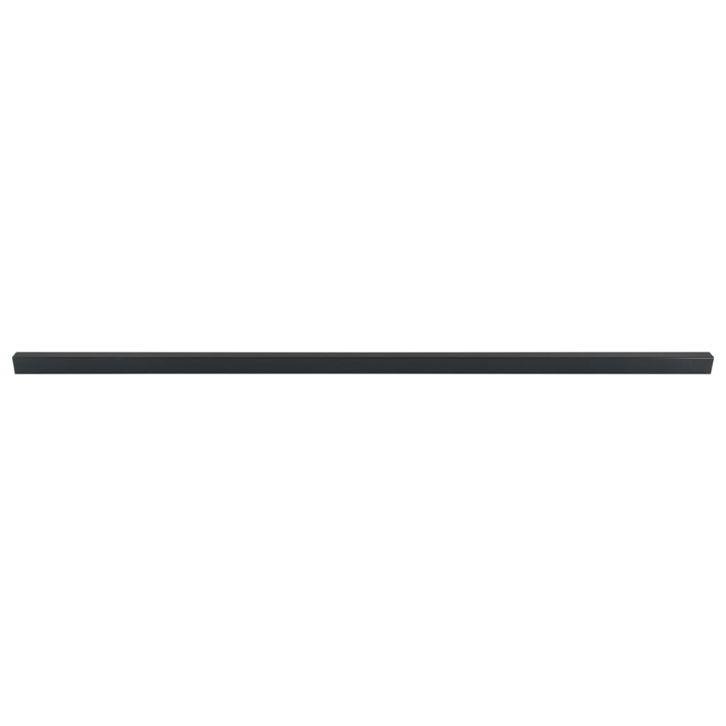 Vidaxl Fence Posts 30 st 200 cm en acier gris