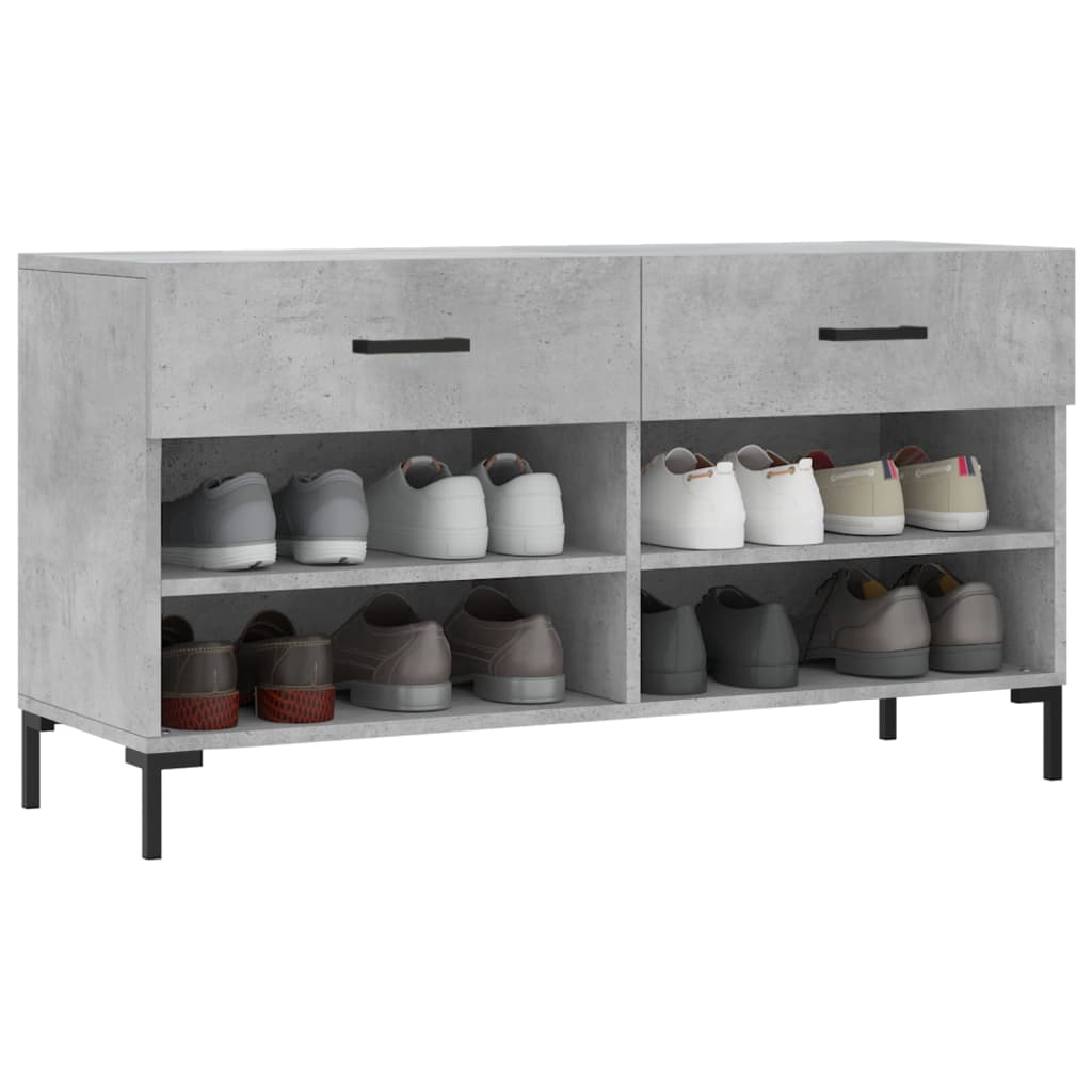 Canapé à chaussures Vidaxl 102x35x55 cm