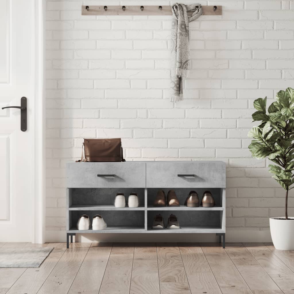 Canapé à chaussures Vidaxl 102x35x55 cm