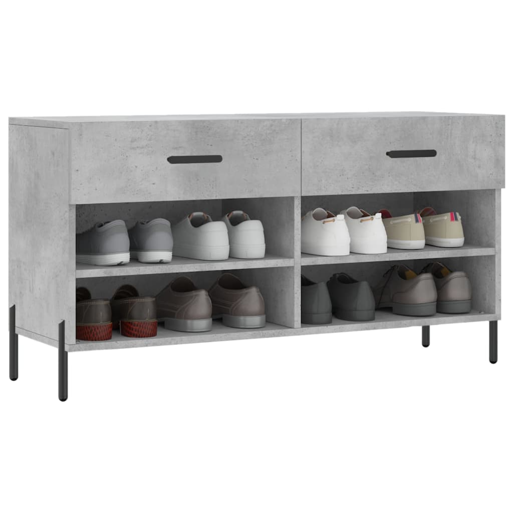 Canapé à chaussures Vidaxl 102x35x55 cm