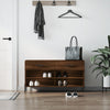 Canapé de chaussure vidaxl 102x35x55 cm en bois de bois de bois de chêne sonoma coloré