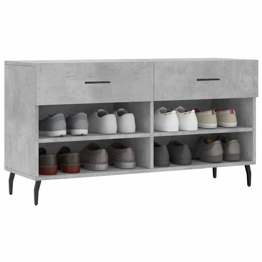 Canapé à chaussures Vidaxl 102x35x55 cm
