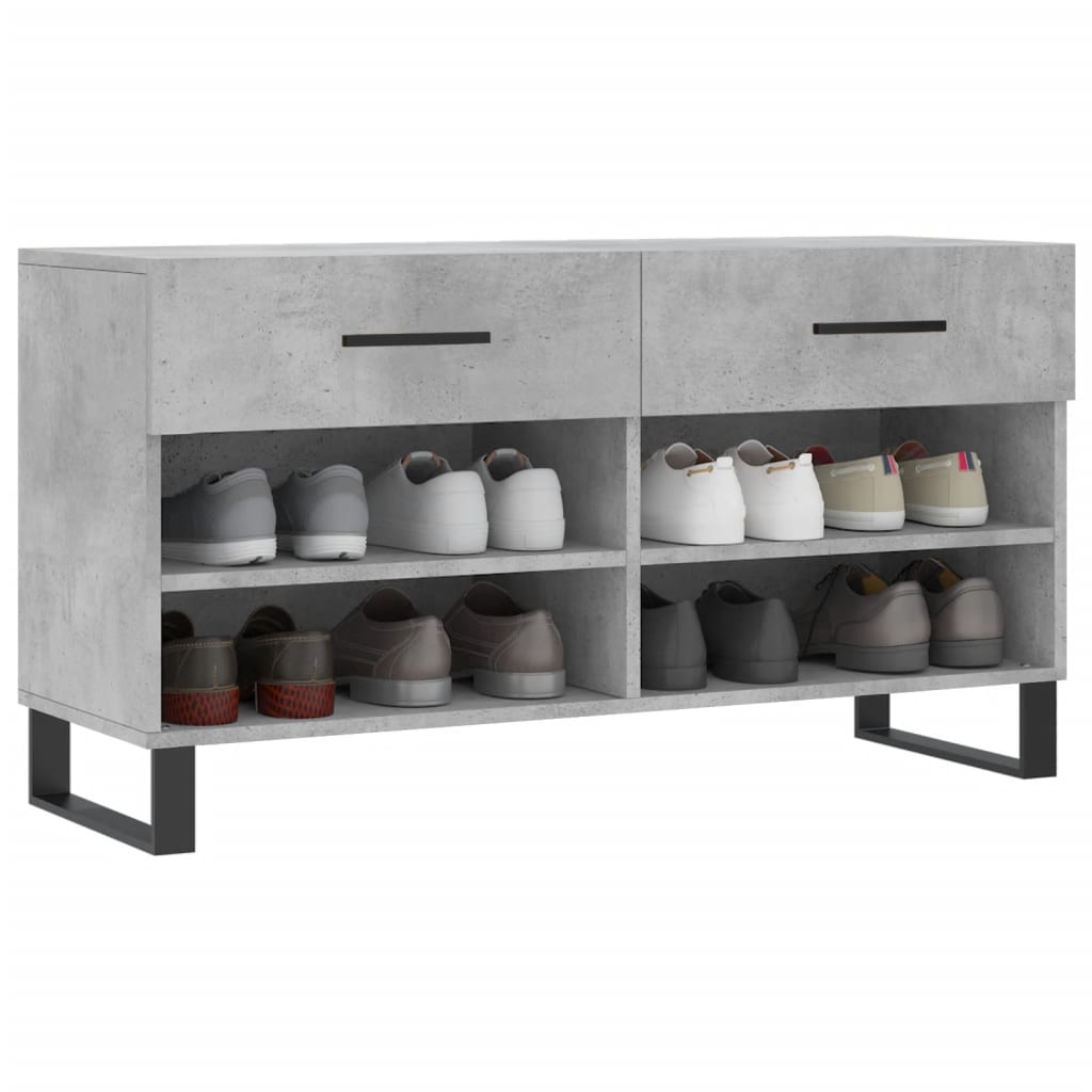 Canapé à chaussures Vidaxl 102x35x55 cm