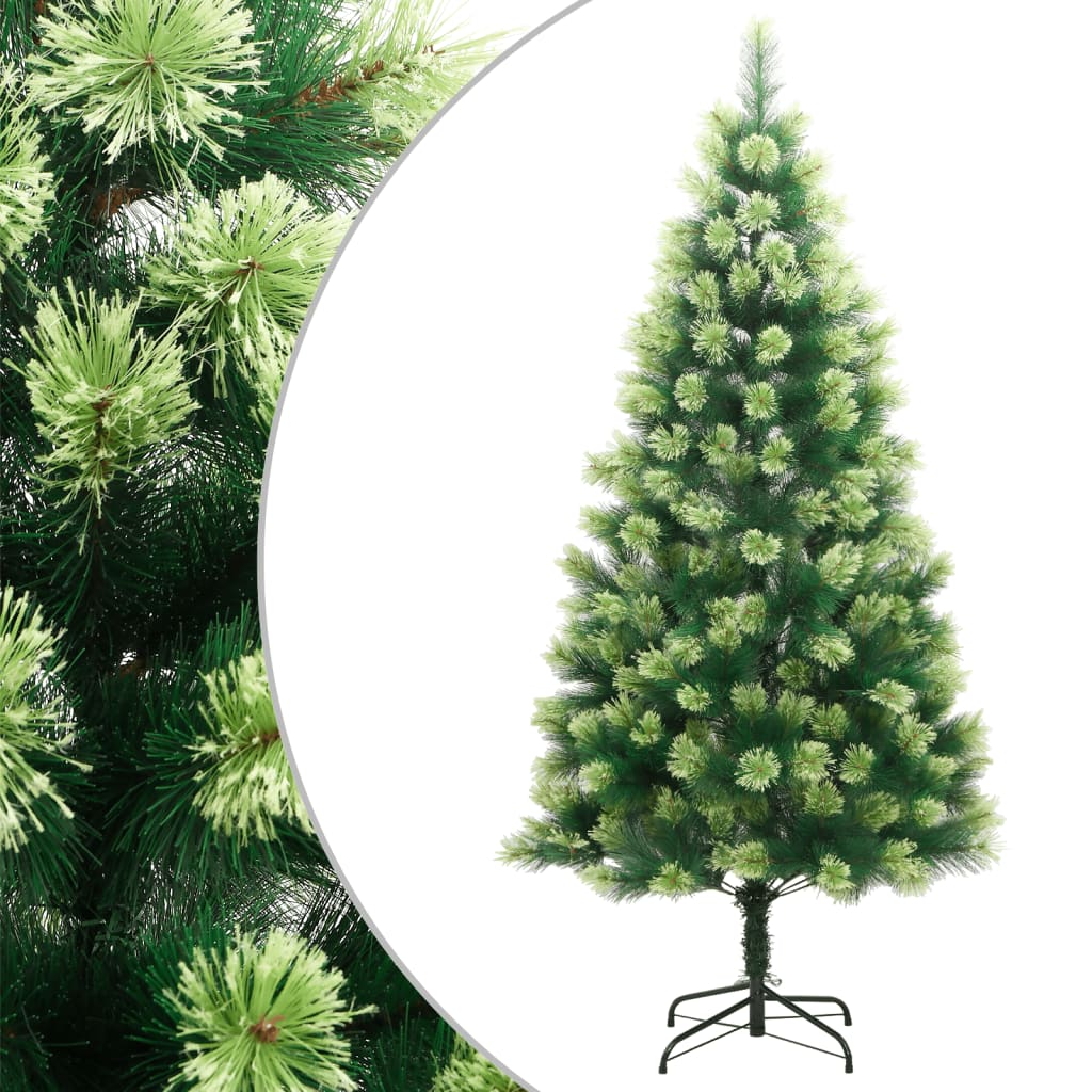 Vidaxl Kunstkerstboom avec des charnières et standard 210 cm