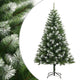 Vidaxl Kunstkerstboom avec des charnières et de la neige 240 cm