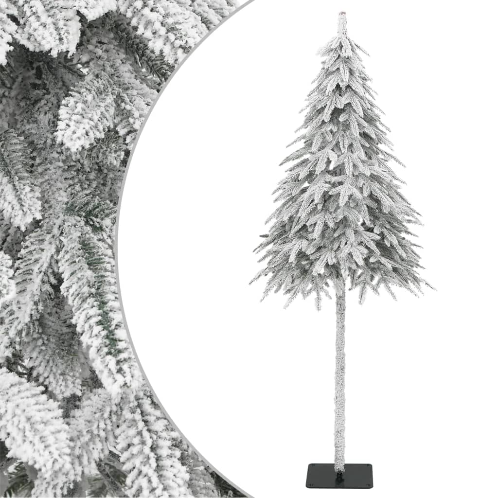 Vidaxl kunstkerstboom avec neige 210 cm
