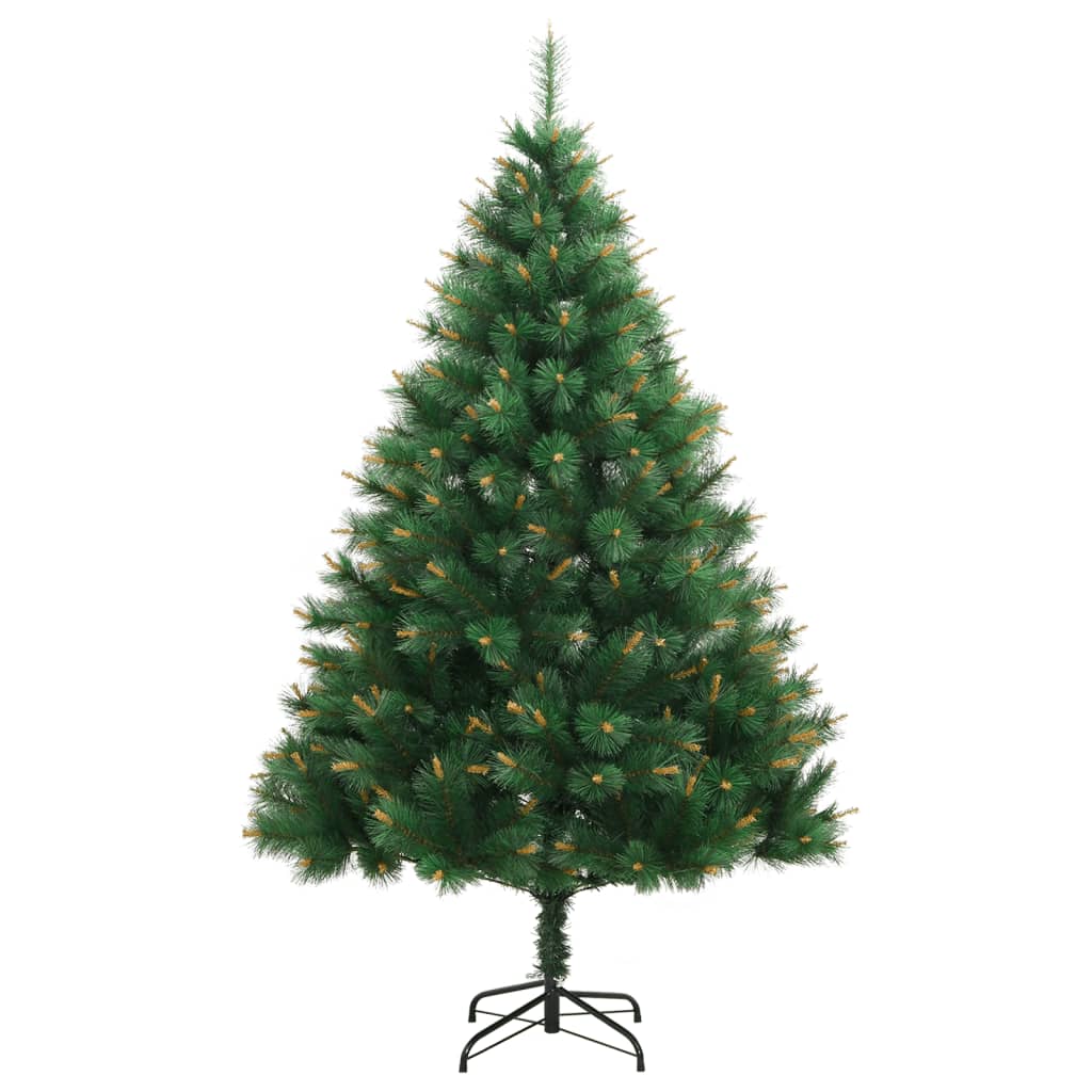 Vidaxl Kunstkerstboom avec des charnières et standard 210 cm