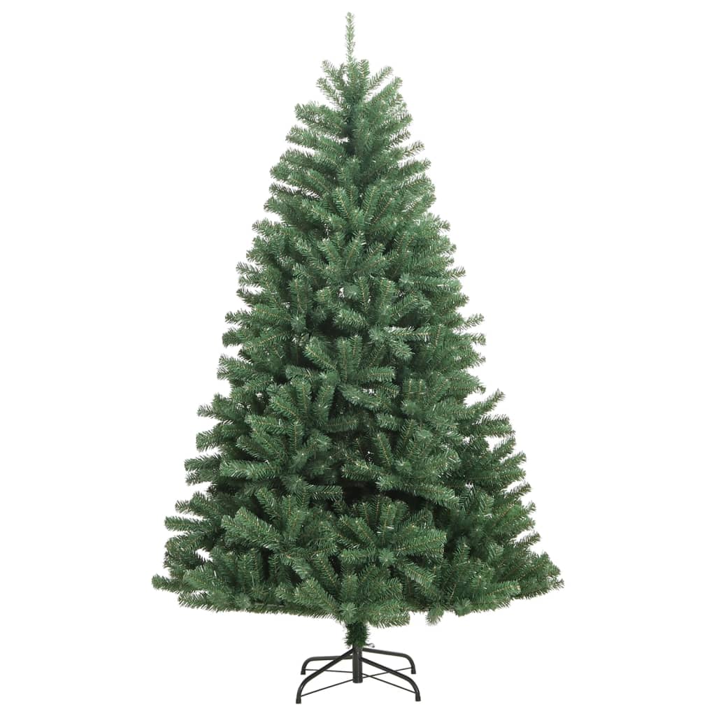 Vidaxx sapin de Noël artificiel avec charnières et standard 240 cm vert