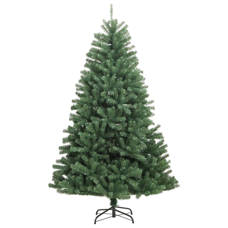 Vidaxx sapin de Noël artificiel avec charnières et standard 240 cm vert