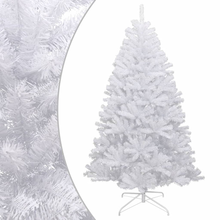 Vidaxl kunstkerstboom avec des charnières et neige 120 cm