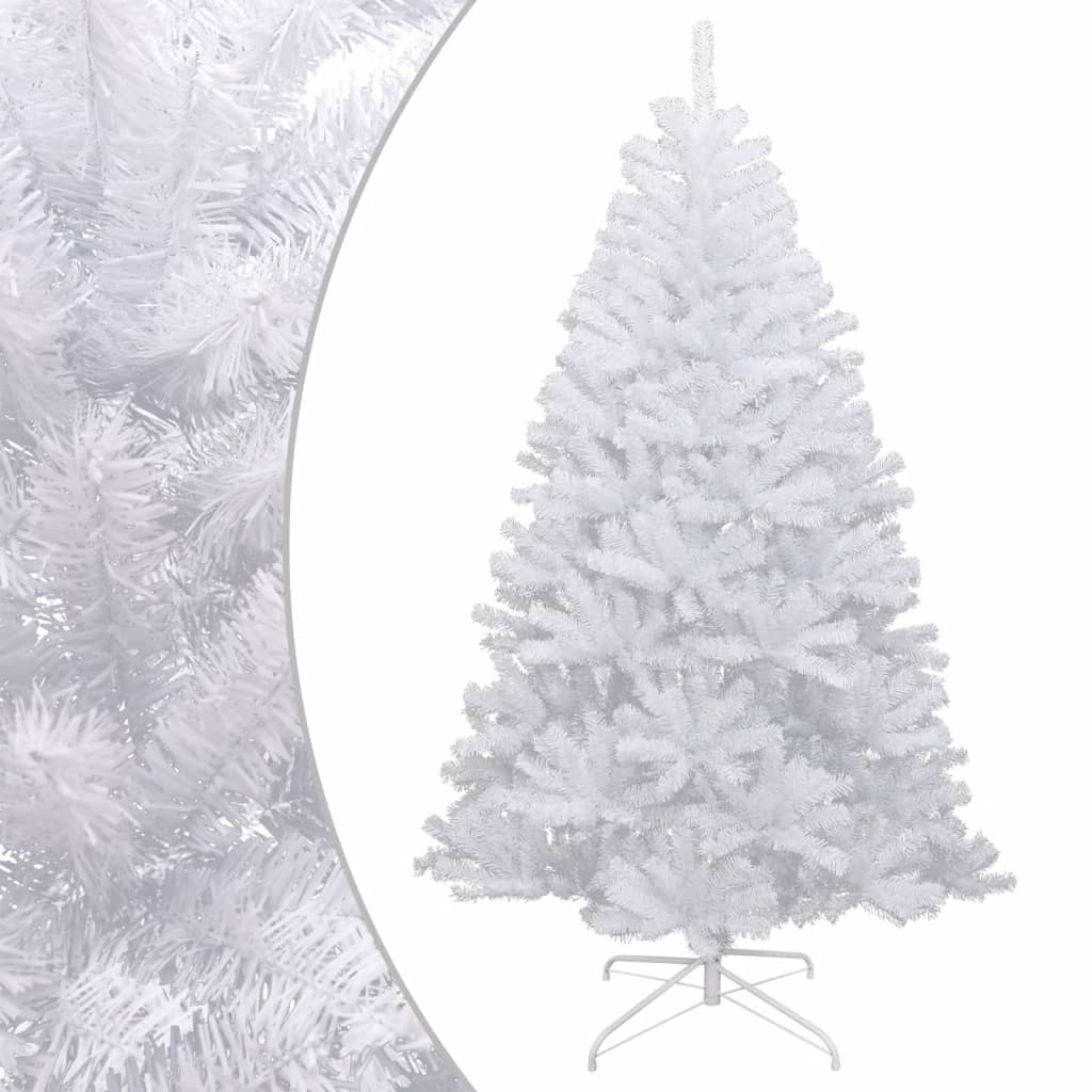 Vidaxl kunstkerstboom avec des charnières et neige 180 cm