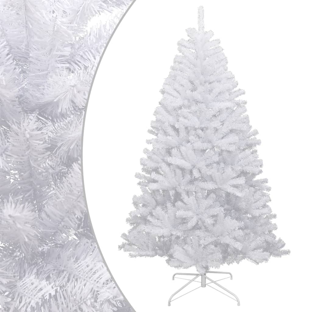 Vidaxl kunstkerstboom avec des charnières et neige 210 cm