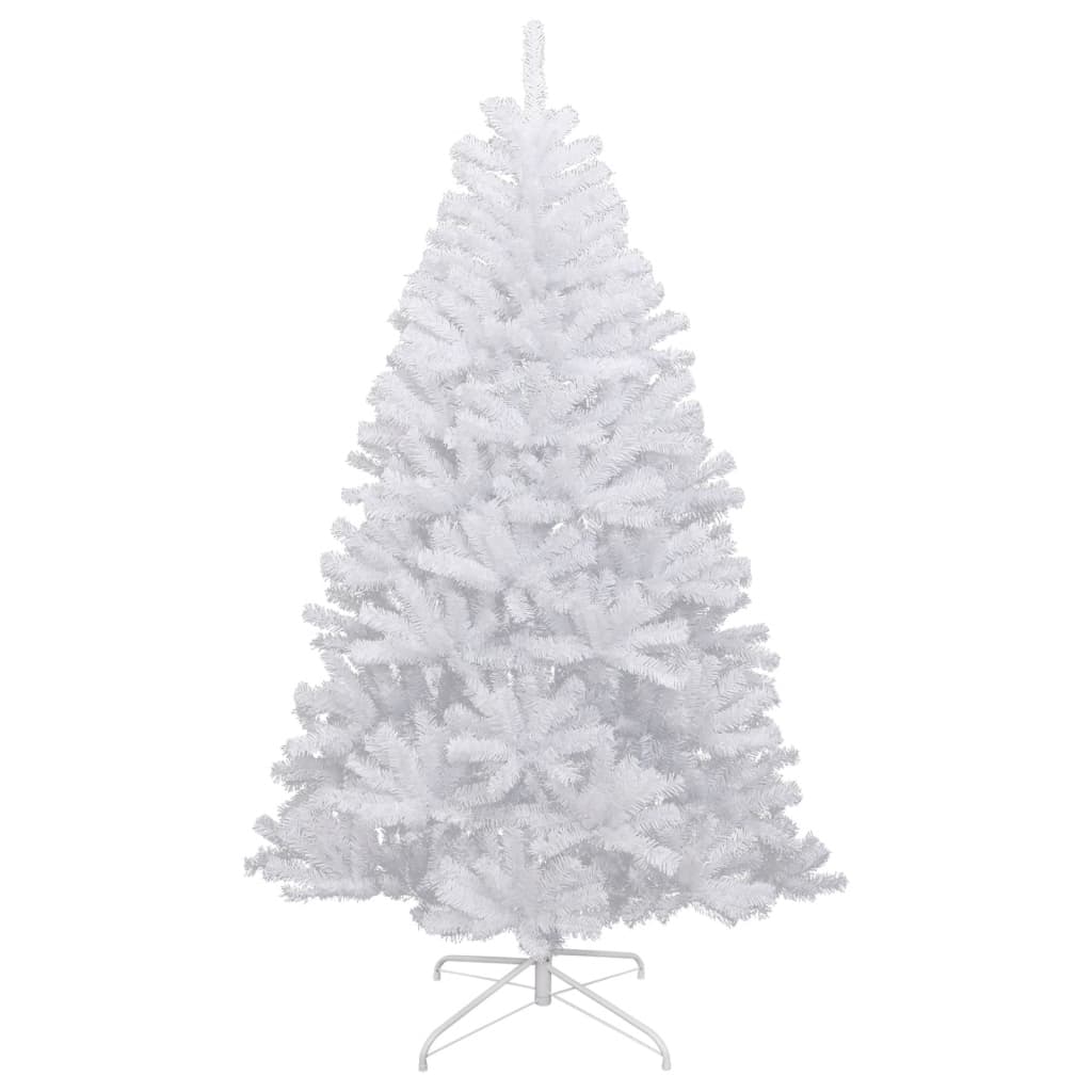 Vidaxl kunstkerstboom avec des charnières et neige 210 cm