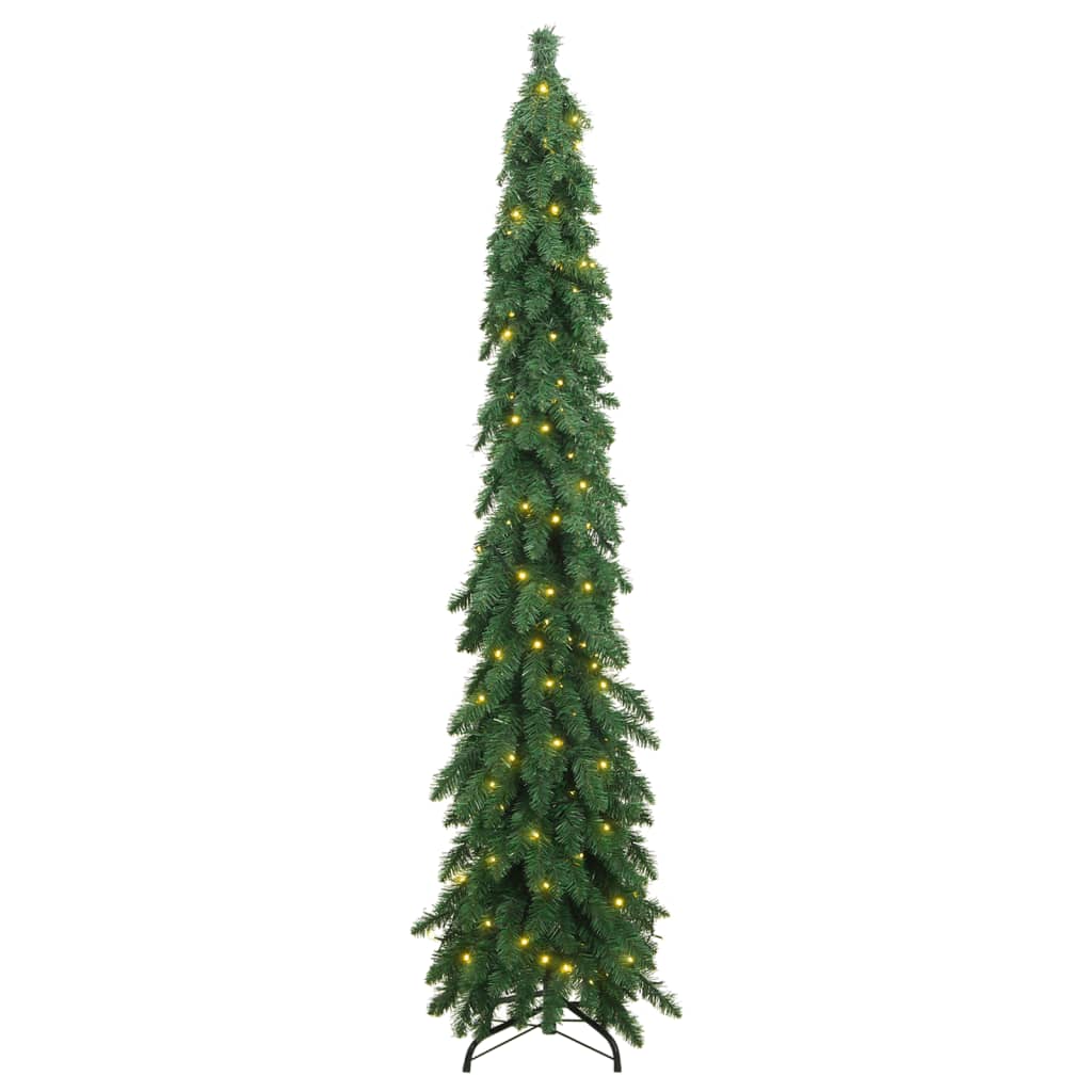 Vidaxl kunstkerstboom avec l'éclairage 100 LED 180 cm