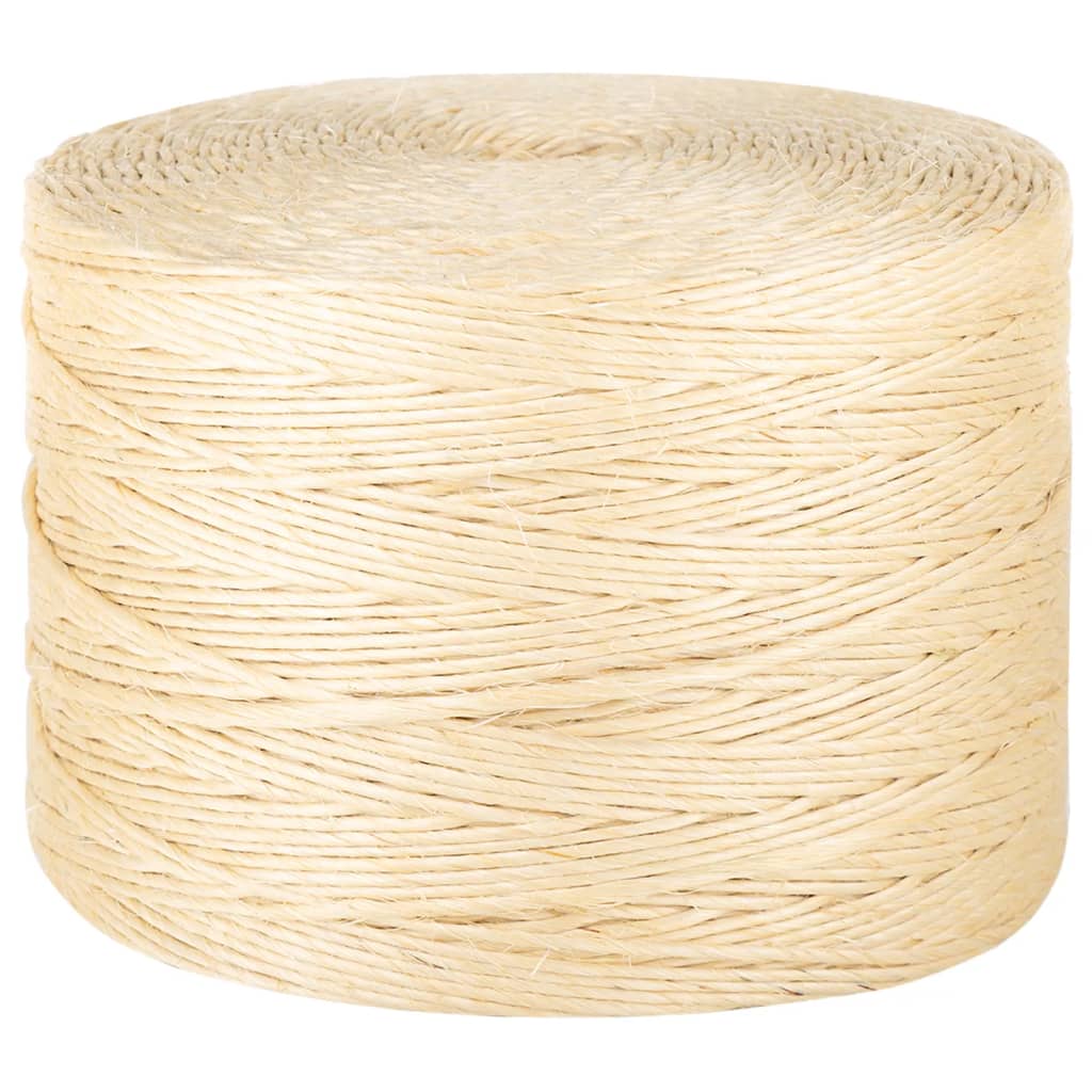 Corde vidaxl 3 mm 400 m 100% sisal