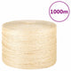 Corde vidaxl 3 mm 1000 m 100% sisal