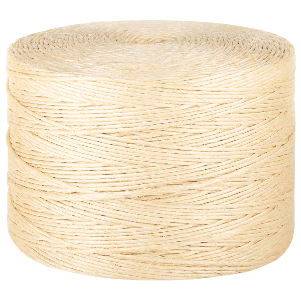 Corde vidaxl 3 mm 1000 m 100% sisal