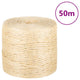 Corde vidaxl 4 mm 50 m 100% sisal