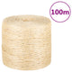Corde vidaxl 4 mm 100 m 100% sisal