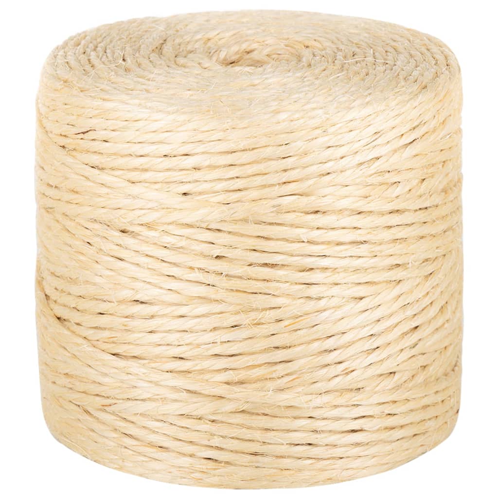 Corde vidaxl 4 mm 100 m 100% sisal