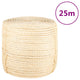 Corde vidaxl 8 mm 25 m 100% sisal