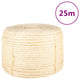 Corde vidaxl 12 mm 25 m 100% sisal