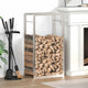 Fidaxl Foyer 50x28x94 cm en acier inoxydable