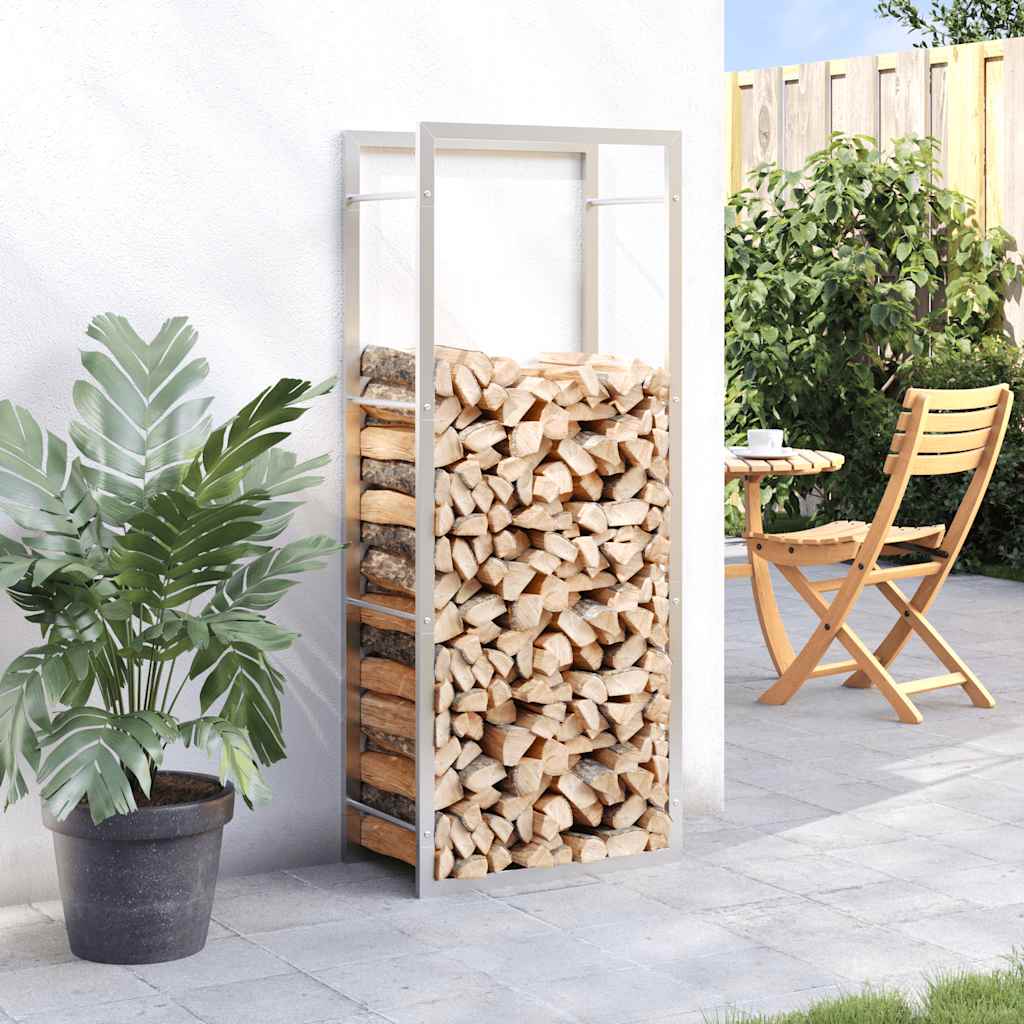 Foyer Vidaxl 50x28x132 cm en acier inoxydable