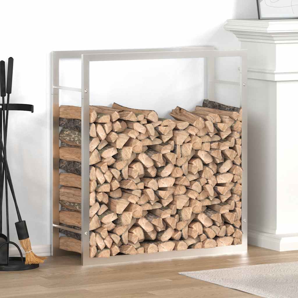 Vidaxl Fileplace 80x28x86 cm en acier inoxydable