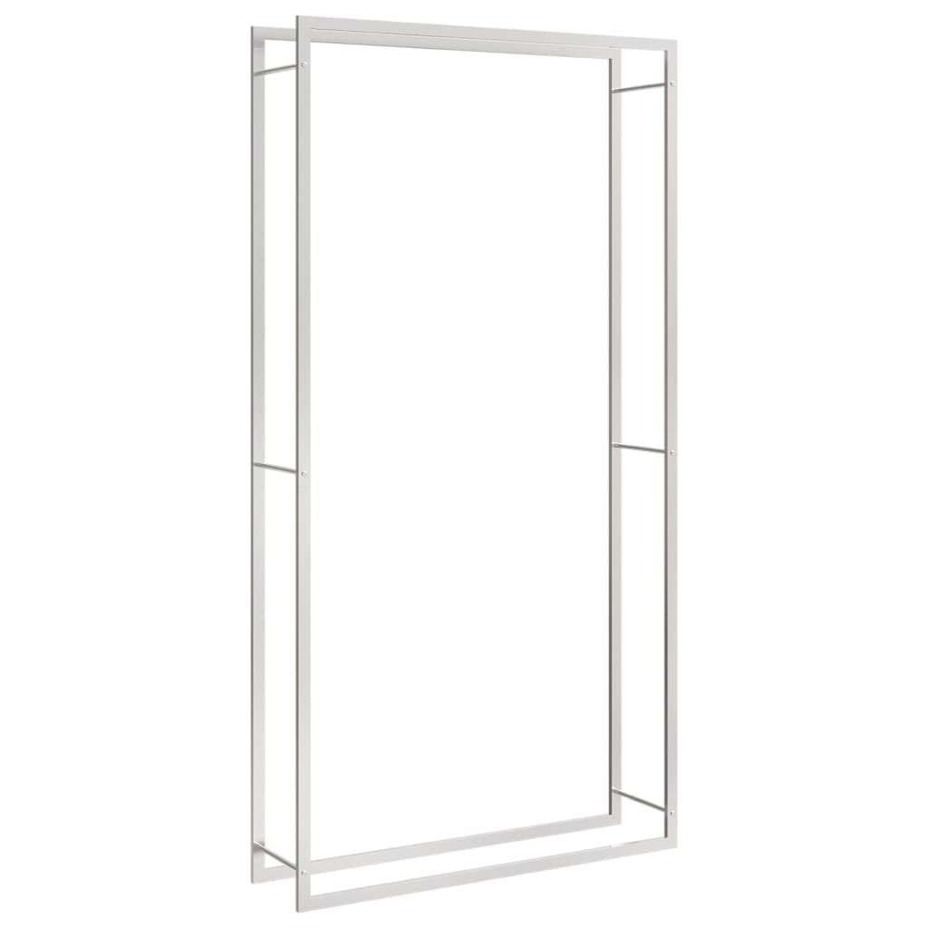 Viple de vidaxl 110x28x214 cm en acier inoxydable