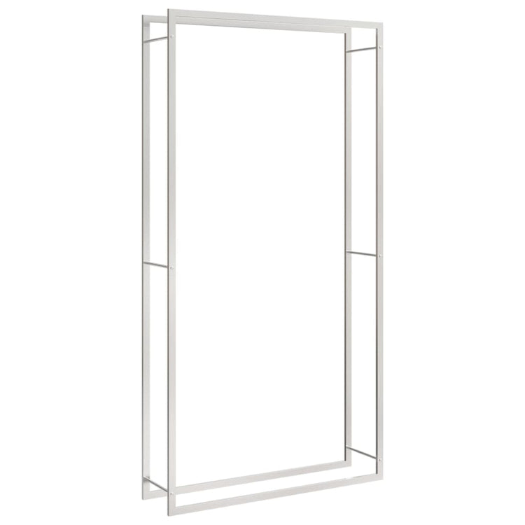 Viple de vidaxl 110x28x214 cm en acier inoxydable