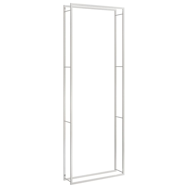 Viple de vidaxl 110x28x312 cm en acier inoxydable
