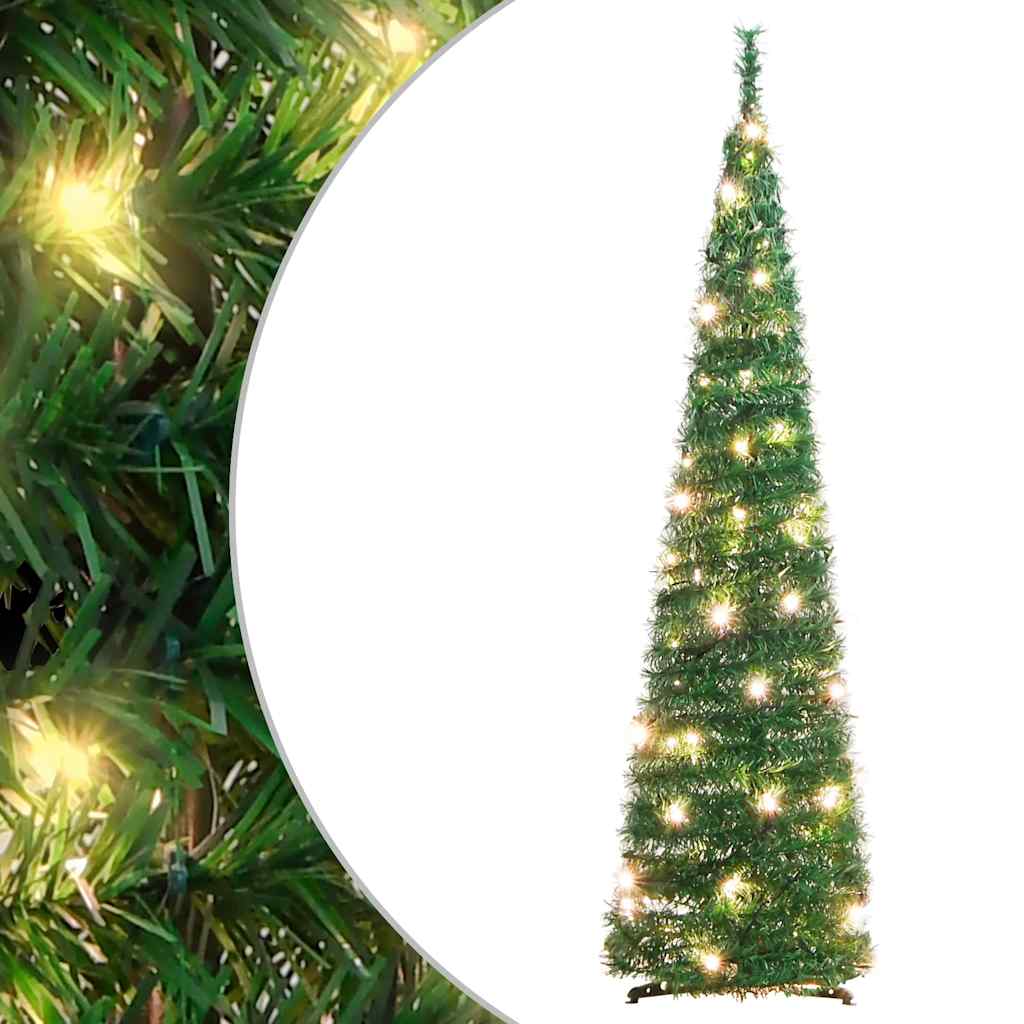 Vidaxl Kunstkerstboom pop-up 50 LEDS 120 cm vert