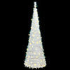 Vidaxl kunstkerstboom pop-up 100 LEDS 150 cm blanc