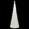 Vidaxl kunstkerstboom pop-up 200 LEDS 210 cm blanc