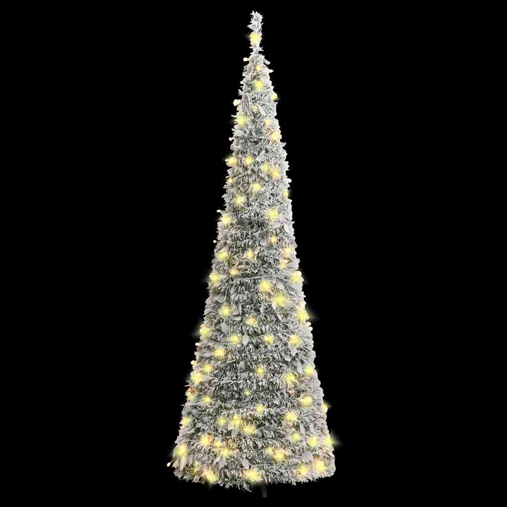 Vidaxl Kunstkerstboom Pop-up avec neige 150 LED 180 cm